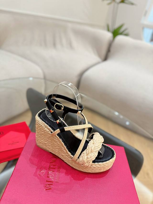 valentino Valentino New High Version 24Ss Milan Spring And Summer Wedge Heel