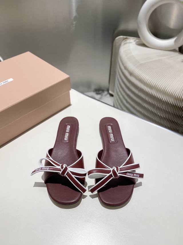Factory Price P Miumiu2025 New Sandal Series Fashionable And Stylish Summer Cool