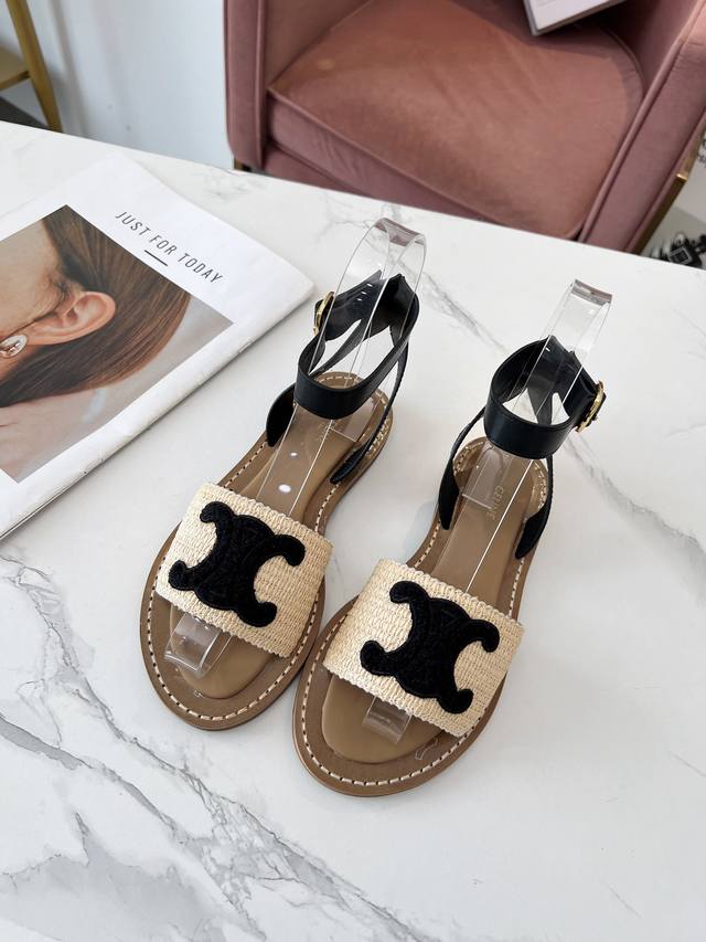 celine Celine's New Spring And Summer Half-Slippers Upper Uses Original 1:1 P