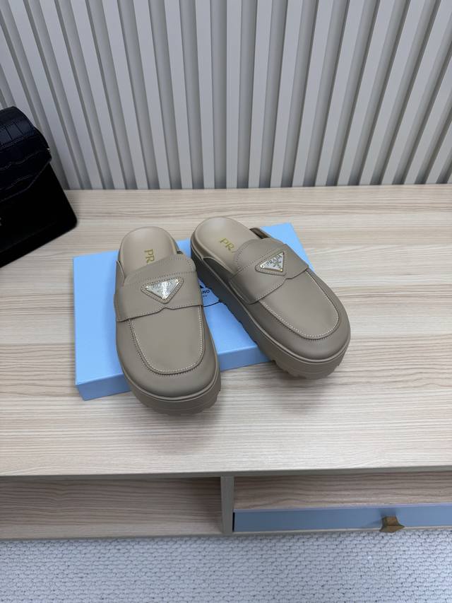 prada Prada 25Ss P Home 25 Spring And Summer Thick-Soled Platform Shoes Germa