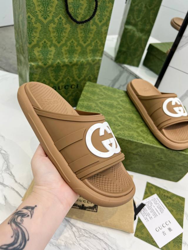 Real Price. Gucci's Latest Summer Hot-Selling Sandals, Platform Thick-Soled Slip