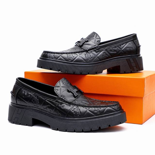 Hermes Popular Men's Shoes Counter Original Goods World Top Brand...Luxury Quali