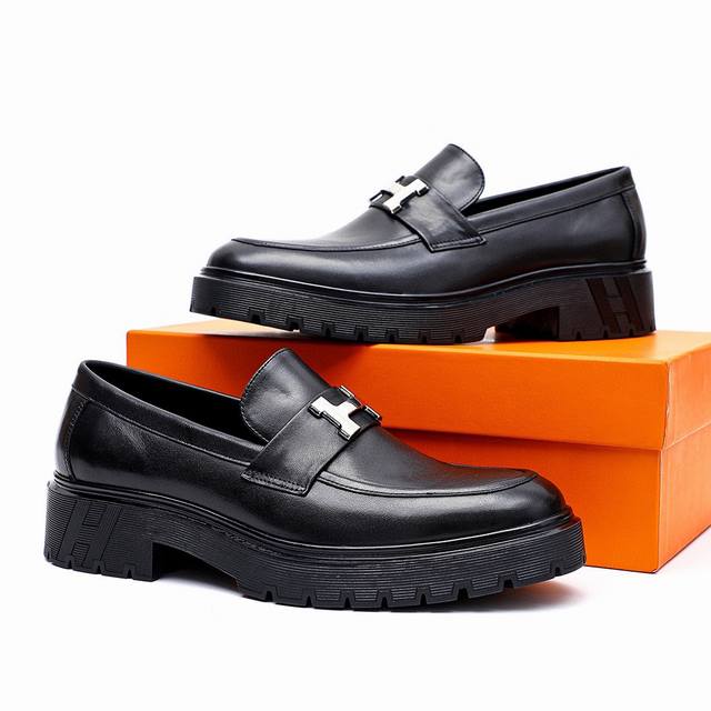 Hermes Popular Men's Shoes Counter Original Goods World Top Brand..Luxury Qualit