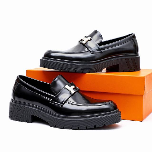 Hermes Popular Men's Shoes Counter Original Goods World Top Brand..Luxury Qualit
