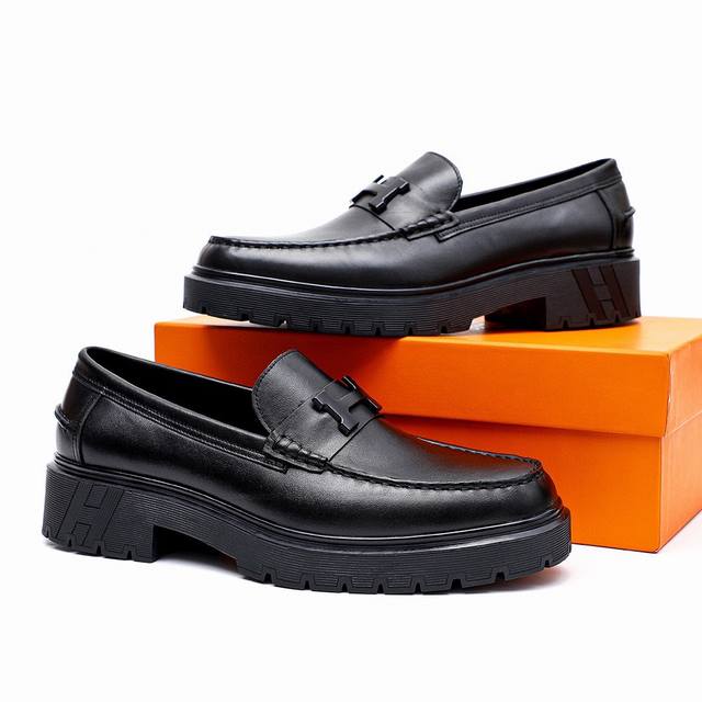 Hermes Popular Men's Shoes Counter Original Goods World Top Brand...Luxury Quali