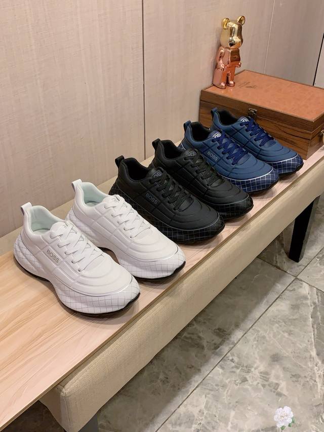 New Style: Factory Price Boss* Latest Hot Style Casual Shoes Top Brand Luxury Pu