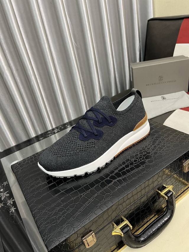 Factory Price Pp New Brunello Cucinelli Spring And Summer Lace-Up Casual Sports