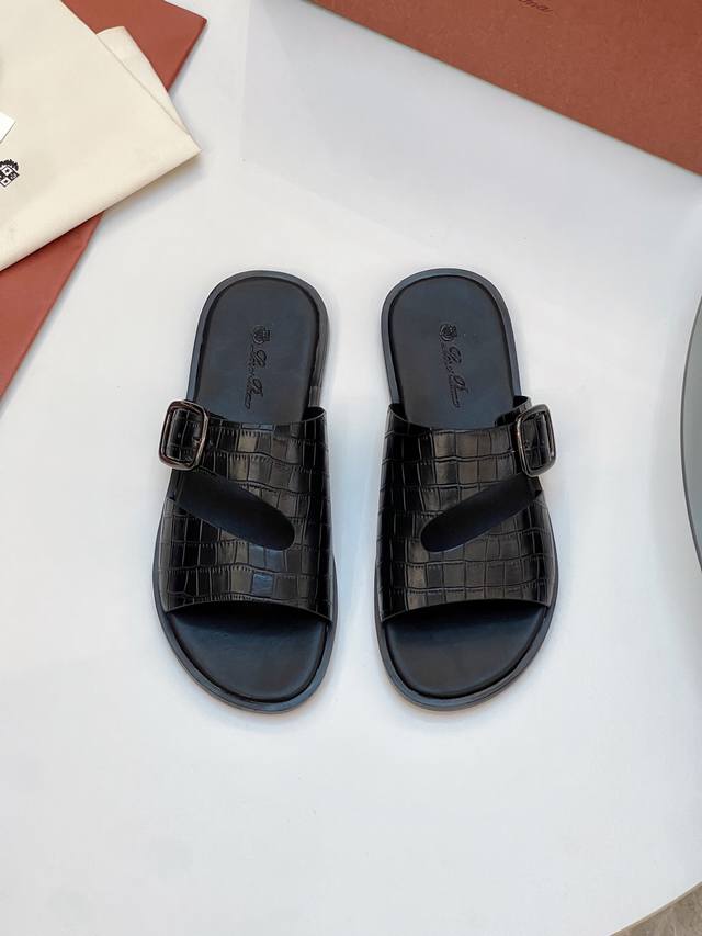 loro Piana Loyo Piana Lp Street Fighter Spring And Summer Slippers New Counte