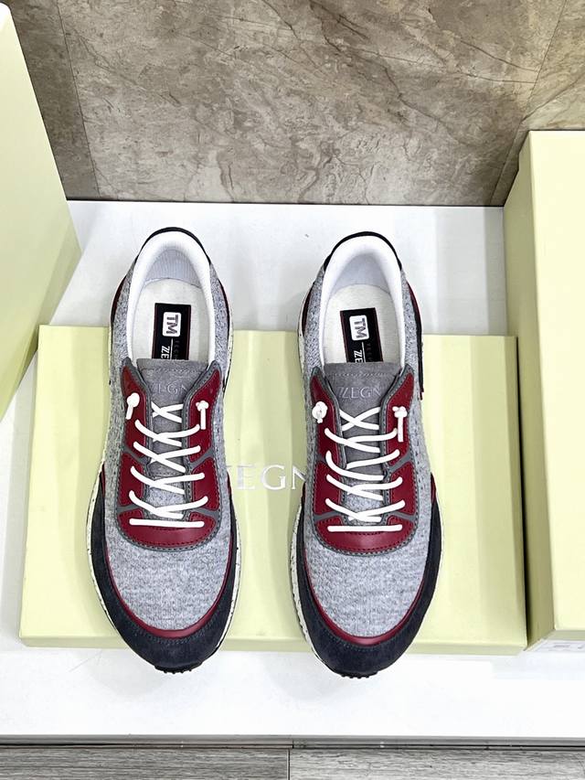 hot-Selling Ermenegildo Zegna Casual Sneakers This Triple Stitch Low-Top Snea