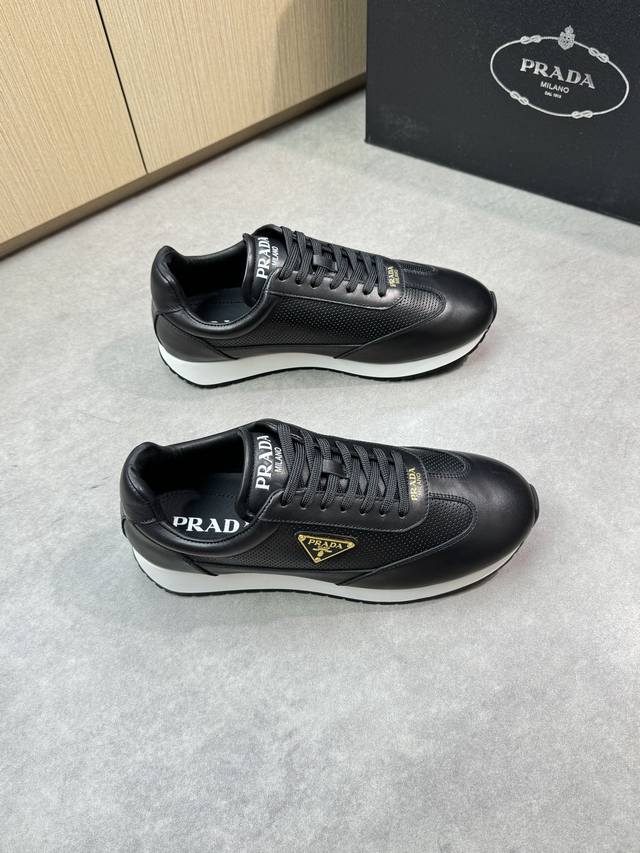 prada - High-End Quality Original Casual Sports Shoes - Upper Made Of Perfora