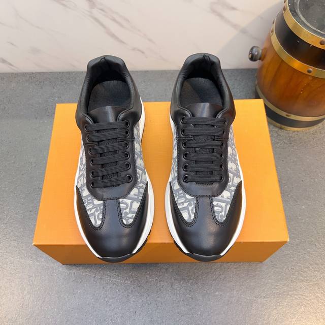 dioor Dior Casual Sports Style Men's Shoes Hong Kong Counter New Trendy Men's