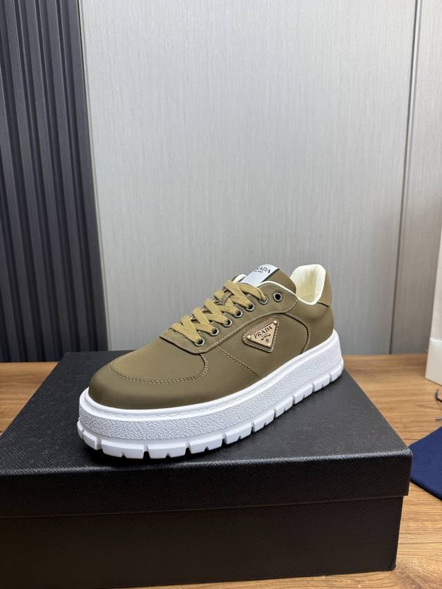 Factory P Price Prada Prada Men's Shoes Counter Hot Sale Official Website Synchr
