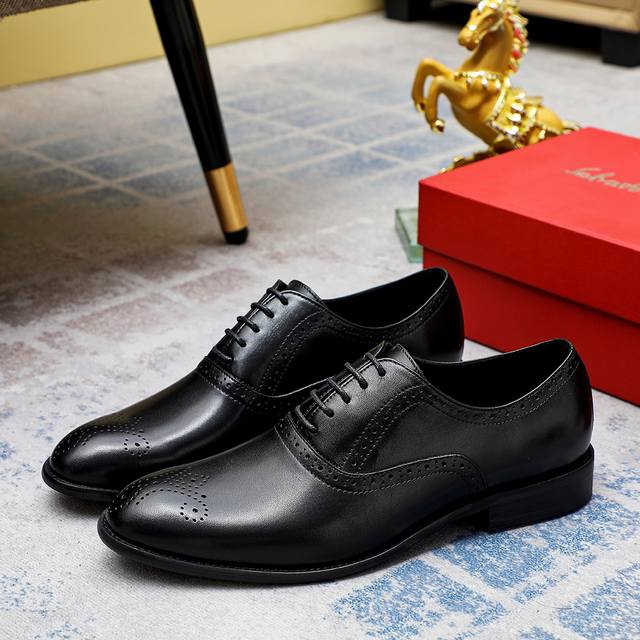 Factory Price Ferragamo New Men's Casual Slip-On Shoes Official Website Original