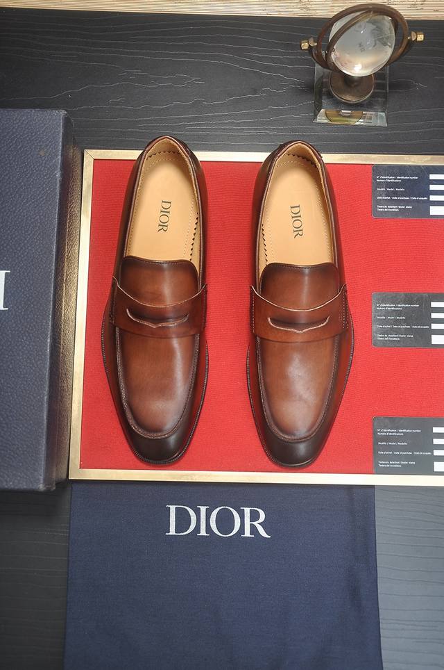 Factory Price P Dior Water-Dyed Cowhide Lining Dior Original 1:1 High Quality Fa