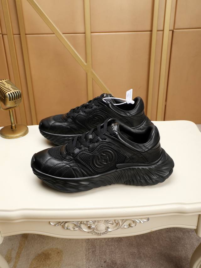 Real Price Gucci Men's Shoes Counter Original Goods World Top Brand..Luxury Qual
