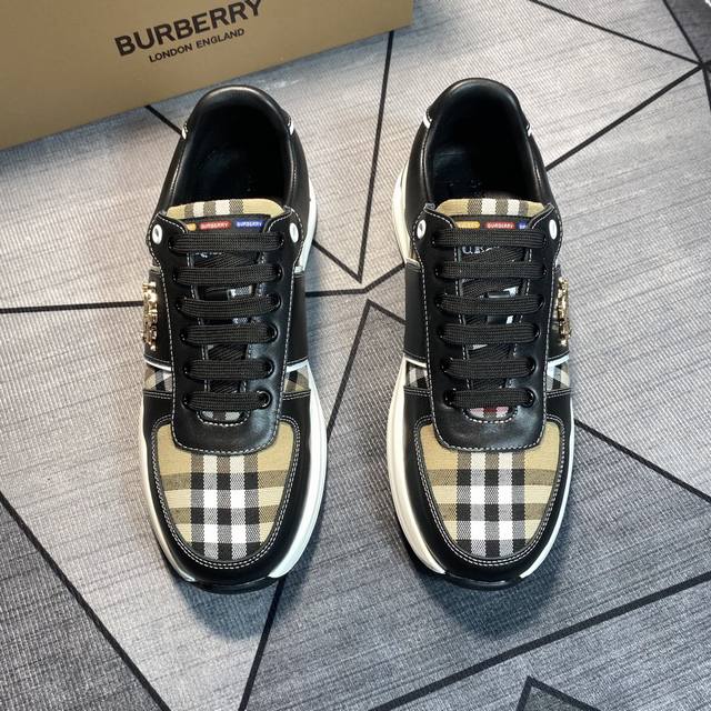 actory P Burberry Avant-Garde Versatile Fashion Men's Shoes Private Version M