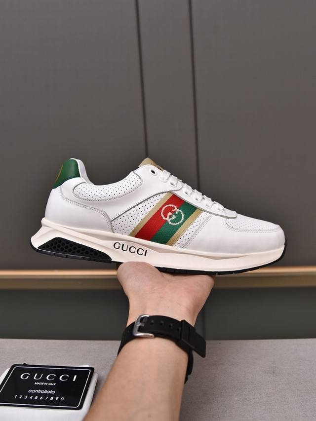 Main Model Gucci Fashion Shoes Upper Made Of Italian Imported Top-Grade Cowhide