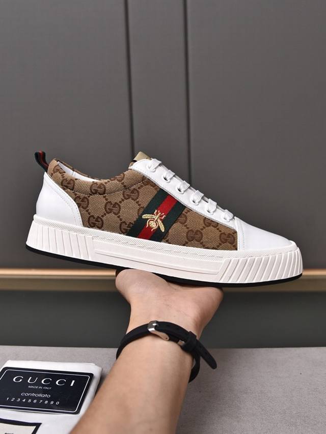 Upgraded Version Of Gucci-Guccl Uppers Are Made Of Italian Imported First-Layer