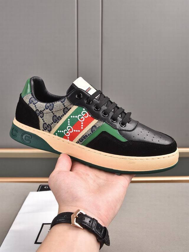 Classic Reappearance Of Gucci-Guccl The Upper Is Made Of Italian Imported First-