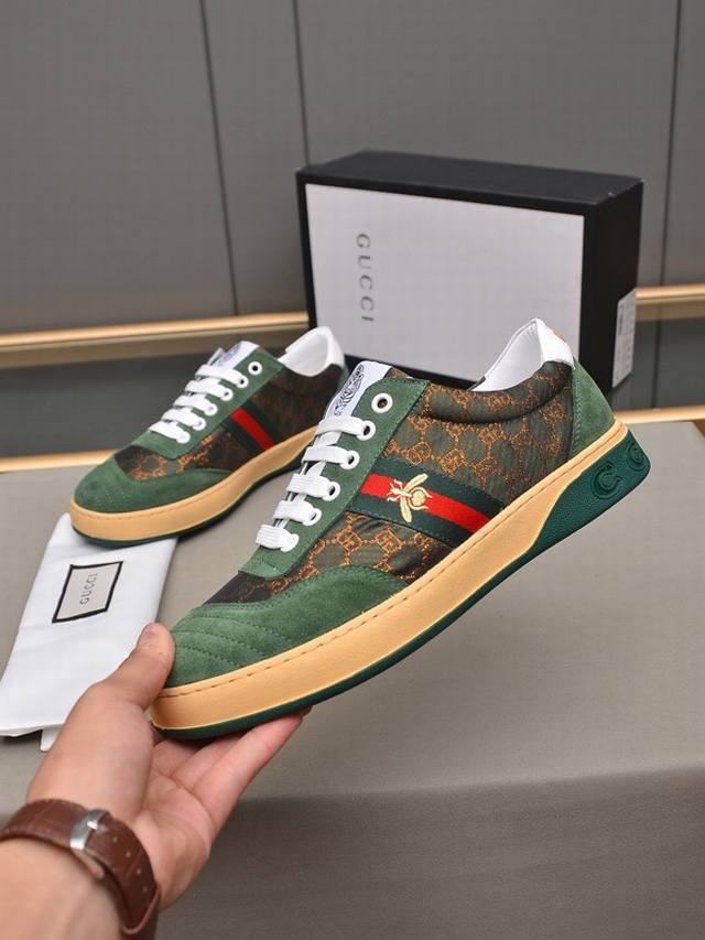 Classic Reappearance Of Gucci-Guccl The Upper Is Made Of Italian Imported First-