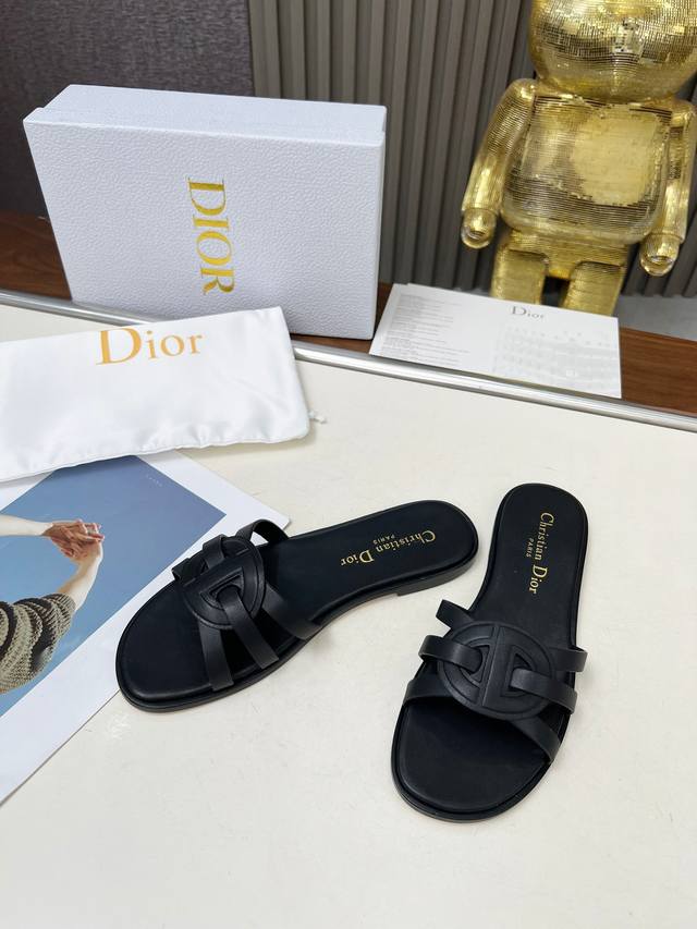 Spring And Summer New Dior D-Lane Dior Sandals With Hollow Slippers This D-Lane