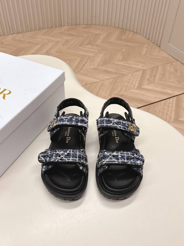 Classic Upgrade Plus 2025 New Color Dior Dior Classic Velcro Sandals And Slipper