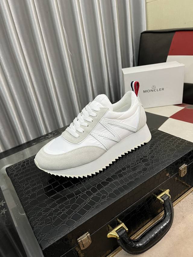 Factory P Price Men's Clothing Men's Sports Shoes Original Moncler Men's Lace-Up