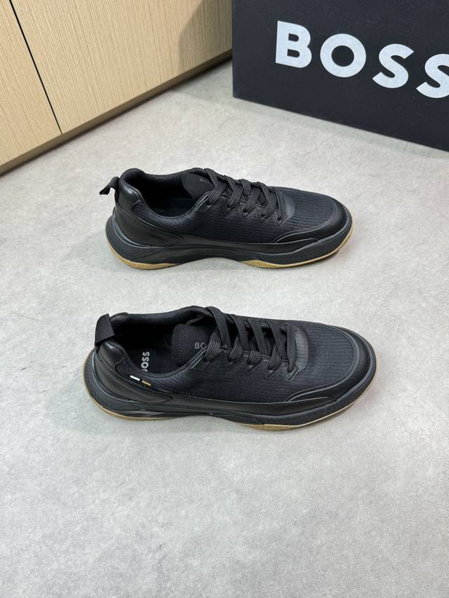 boss - High-End Quality Original Casual Sports Shoes - Upper Made Of Nappa Ca