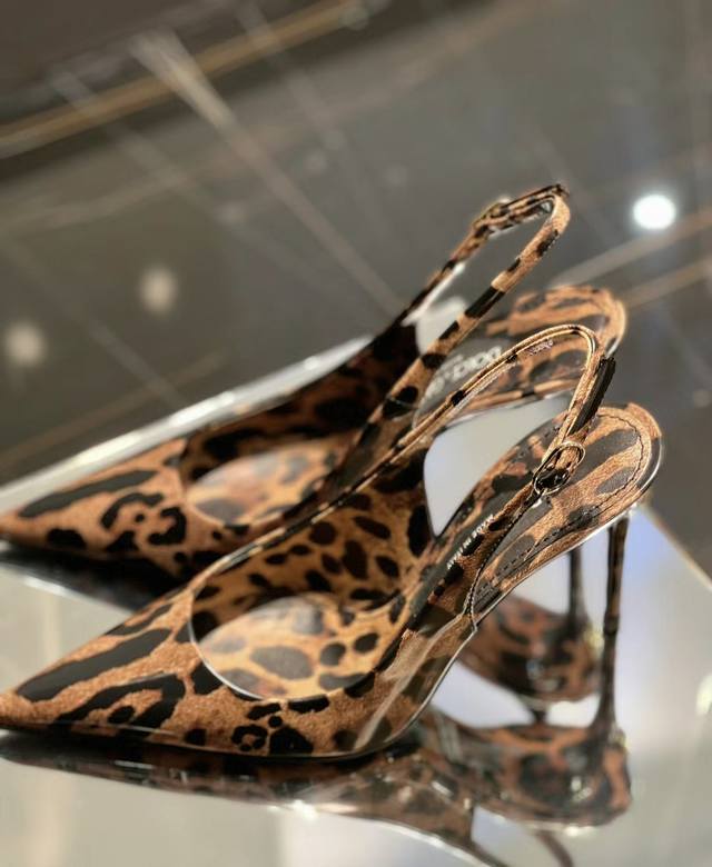 d&G Shipped Dolce & Gabbana New Original Fabric Heel Height 10Cm Sheepskin Li