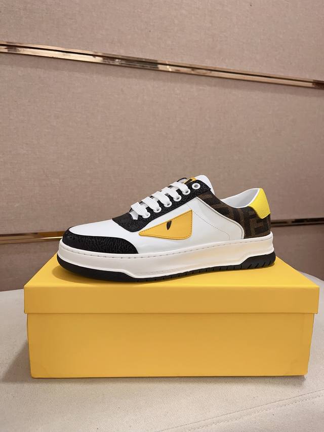 Factory P Price Fendi New Style Upper Imported Cowhide Fabric Lining Imported Sh