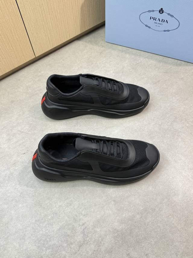 prada - High-End Quality Original Casual Sports Shoes - Upper Made Of Nappa C