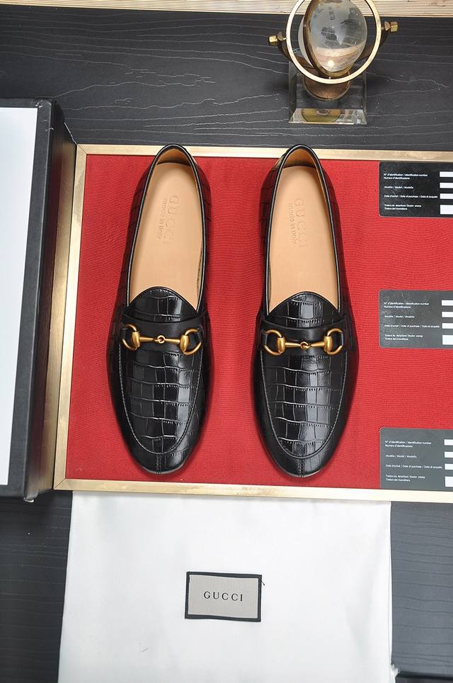 Factory Price P Gucci High-End Cowhide New Gucci* Top Version Gucci Classic Casu