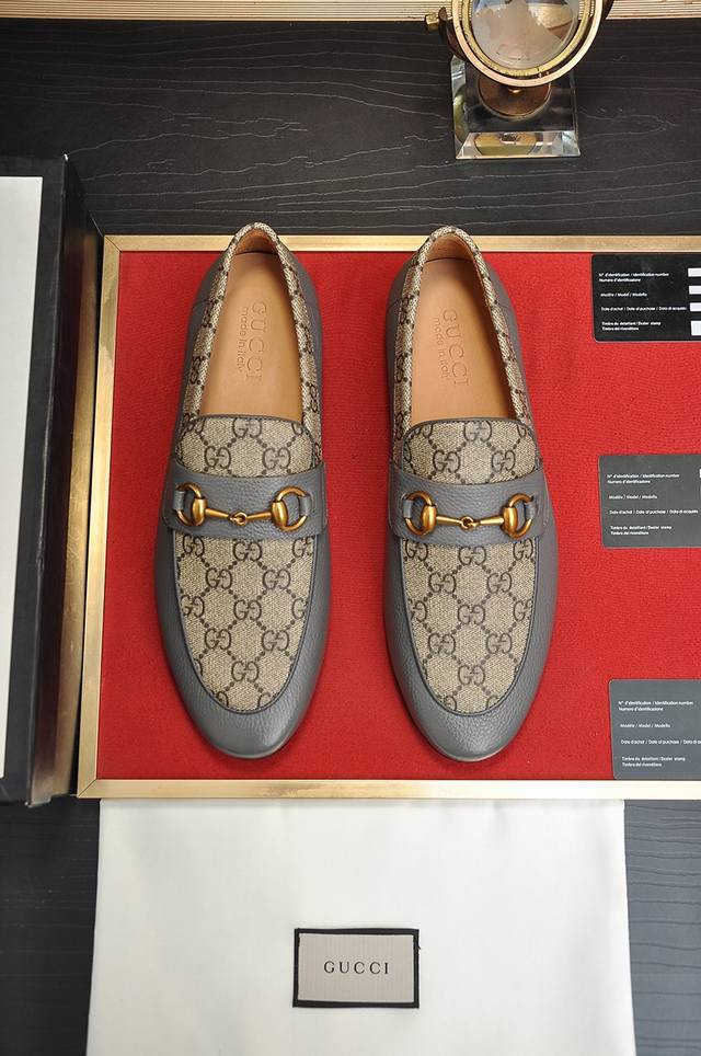 Factory Price P Gucci High-End Cowhide Lining New Gucci* Top Version Gucci Loafe