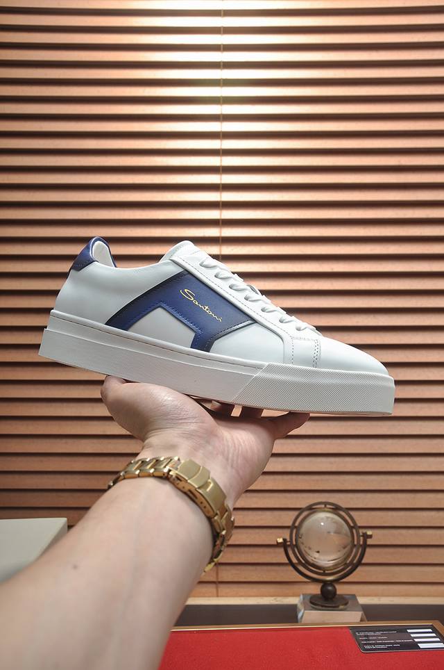 Factory Price P Santoni European Santoni New Sports Casual Shoes Counter Synchro