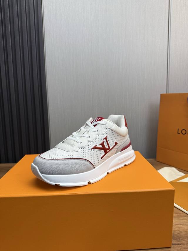 Factory P Price Lv. Men's Shoes Counter Hot Sale Official Website Synchronizatio