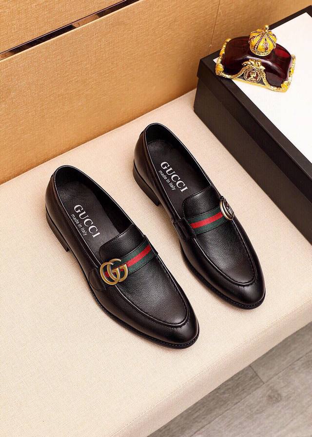 Product Trademark Gucci Gucci Casual Leather Shoes Regular Size: 39-44 38.45.46