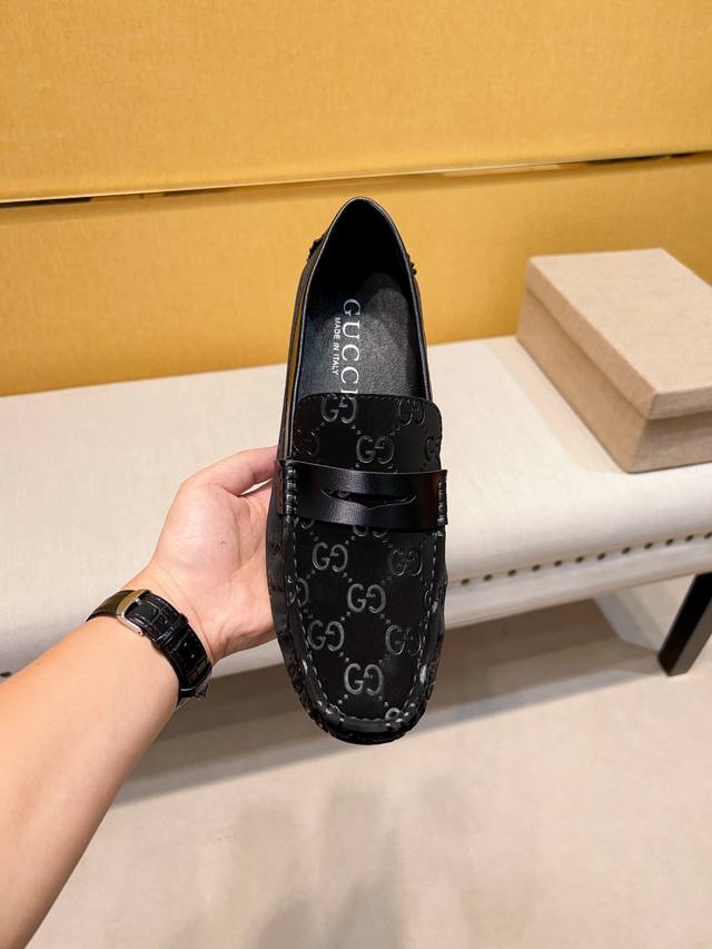 Gucci Counter New Gucci Men's Casual Business Loafers Latest Elements Popular Gl