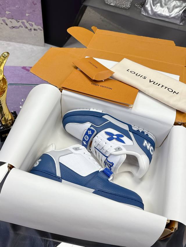 Factory P Price P Top Version Lv New Velcro Couple Men's Shoes Lv Louis Vuitton
