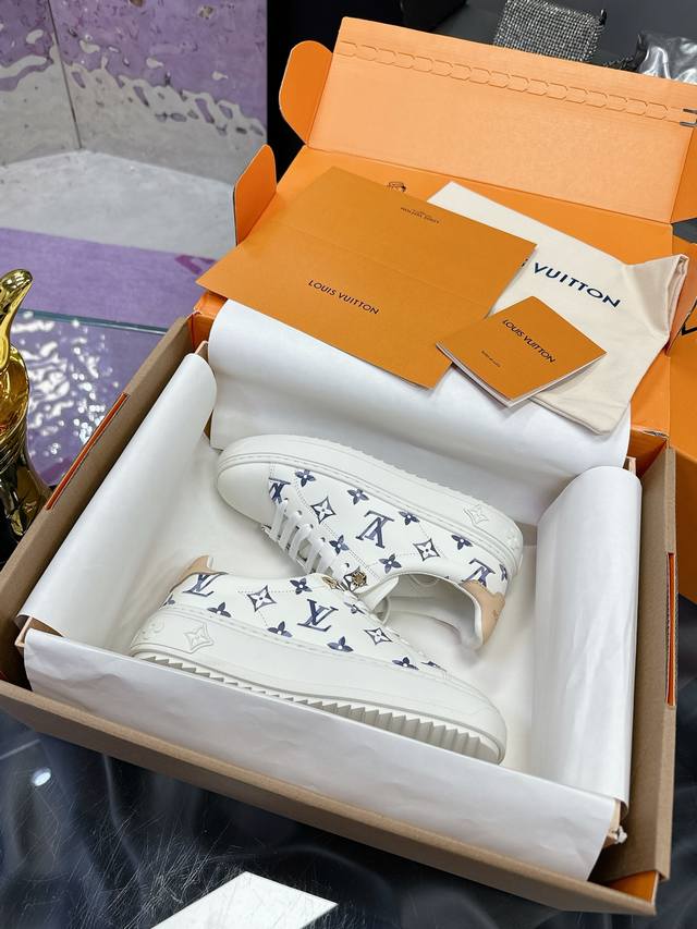 Factory P Price P Airplane Box 10 Lv Couple Thick-Soled White Shoes Series Class