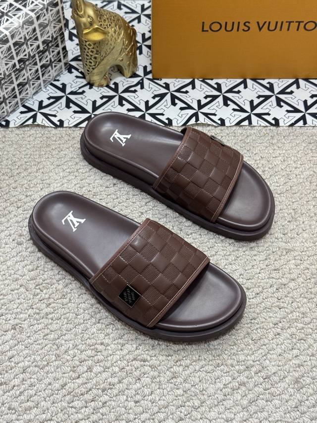 Factory Price P Real Price Top Original Single - Louis Vuitton ~ Luxury Slippers