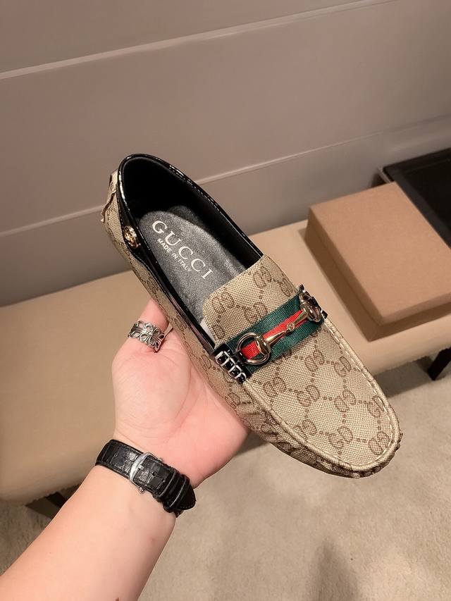 Brand Gucci Official Flagship Store Toe Shoes Four Seasons Fashion Shoes Counter