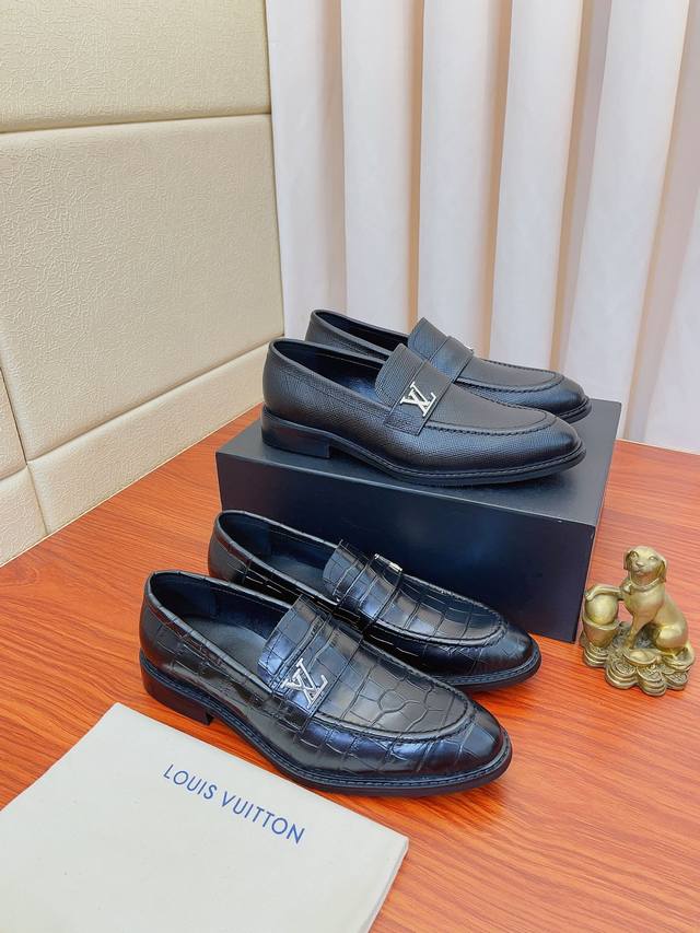Price Louis Vuitton Lv Official Website Synchronized Casual Formal Leather Shoes