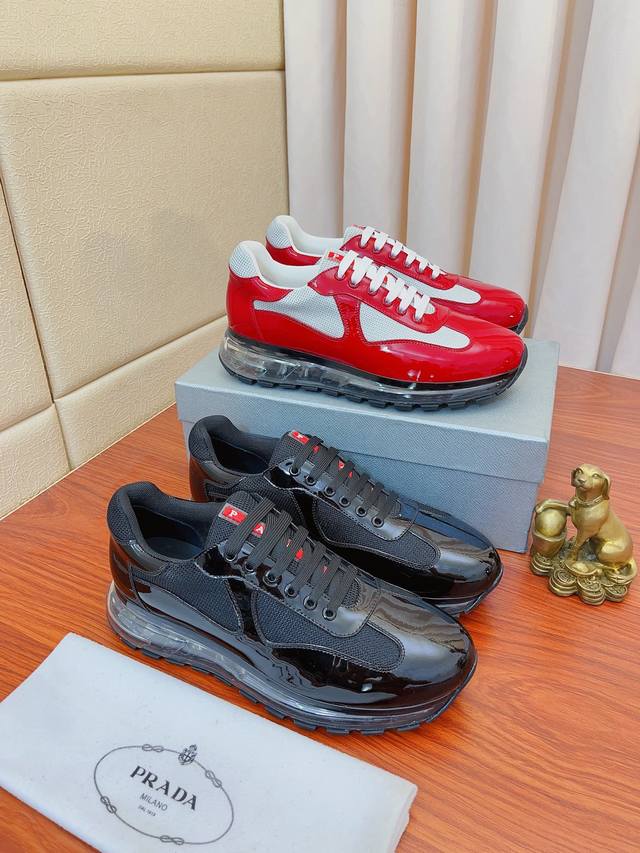 Price High-End Quality Prada High-Quality Popular Prada Men's Casual Shoes Trend