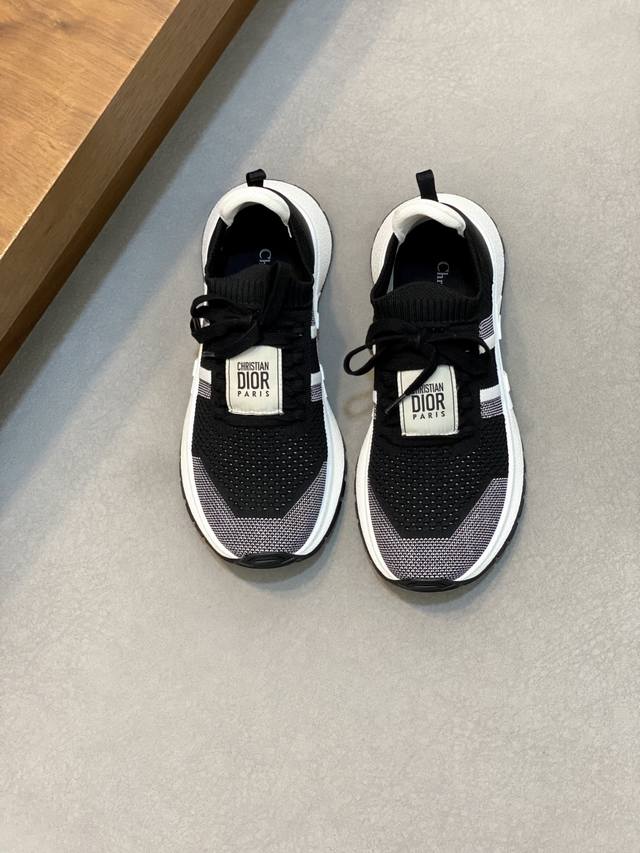 Dior Couple's Flying Woven Casual Sneakers The Soft And Breathable Upper And The