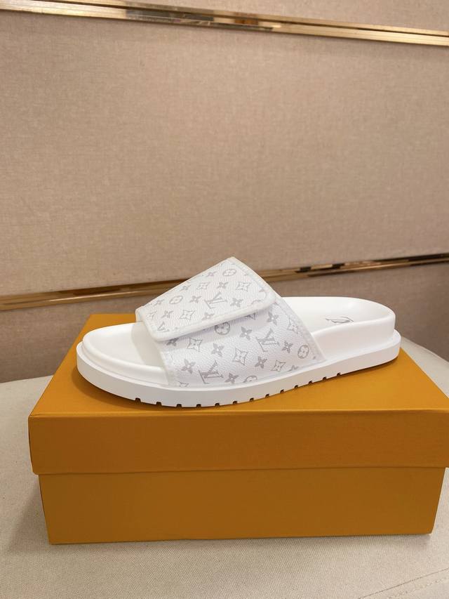 Factory P Price Lv Creates Top-Level Purchasing Men's Spring And Summer Slippers