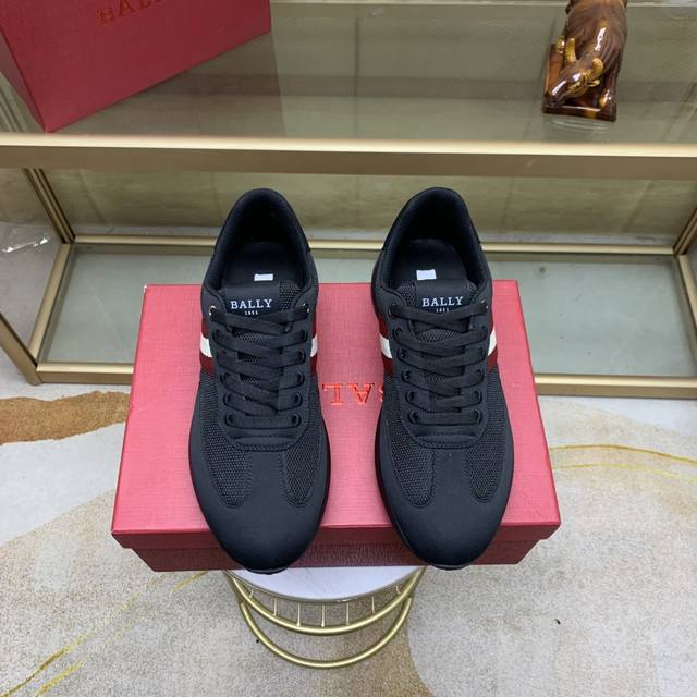 Bally 2025 New High-End Casual Custom Casual Top Layer Leather Upper + Hand-Form
