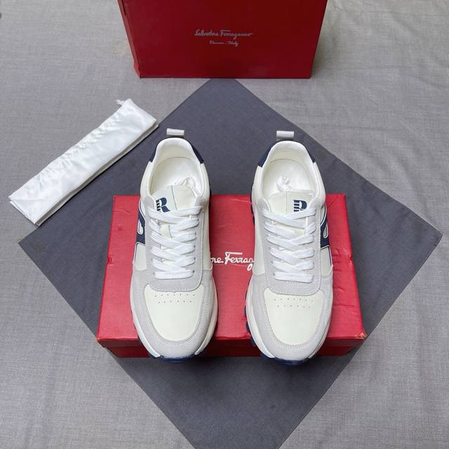 ferragamo Ferragamo Spring Casual Shoes Counter Quality High-Quality Workmans