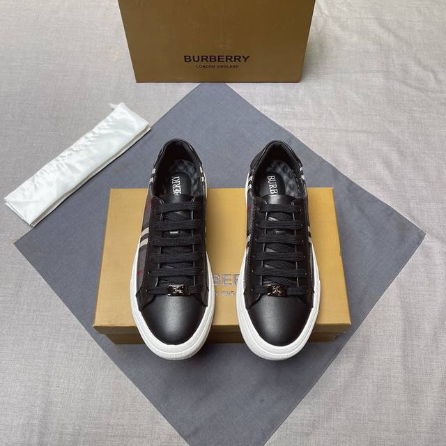 Burberry Casual Fashion Shoes Autumn New Men's Casual Shoes Original Replica Hon
