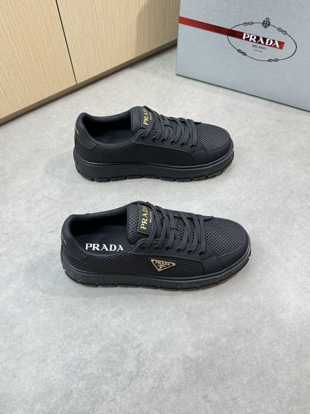prada - High-End Quality Original Casual Sports Shoes - Upper Silk Calfskin B