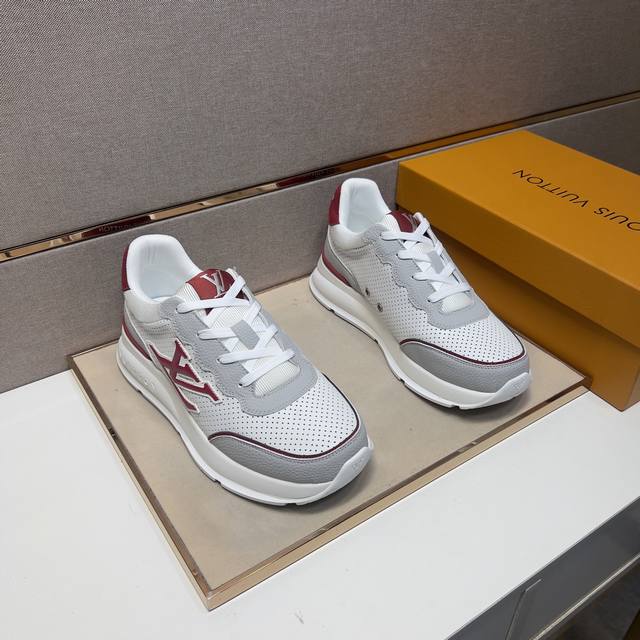 Factory Price Pp Lv Men's Casual Shoes 2025Z Counter Simultaneous Sale Size: 38-